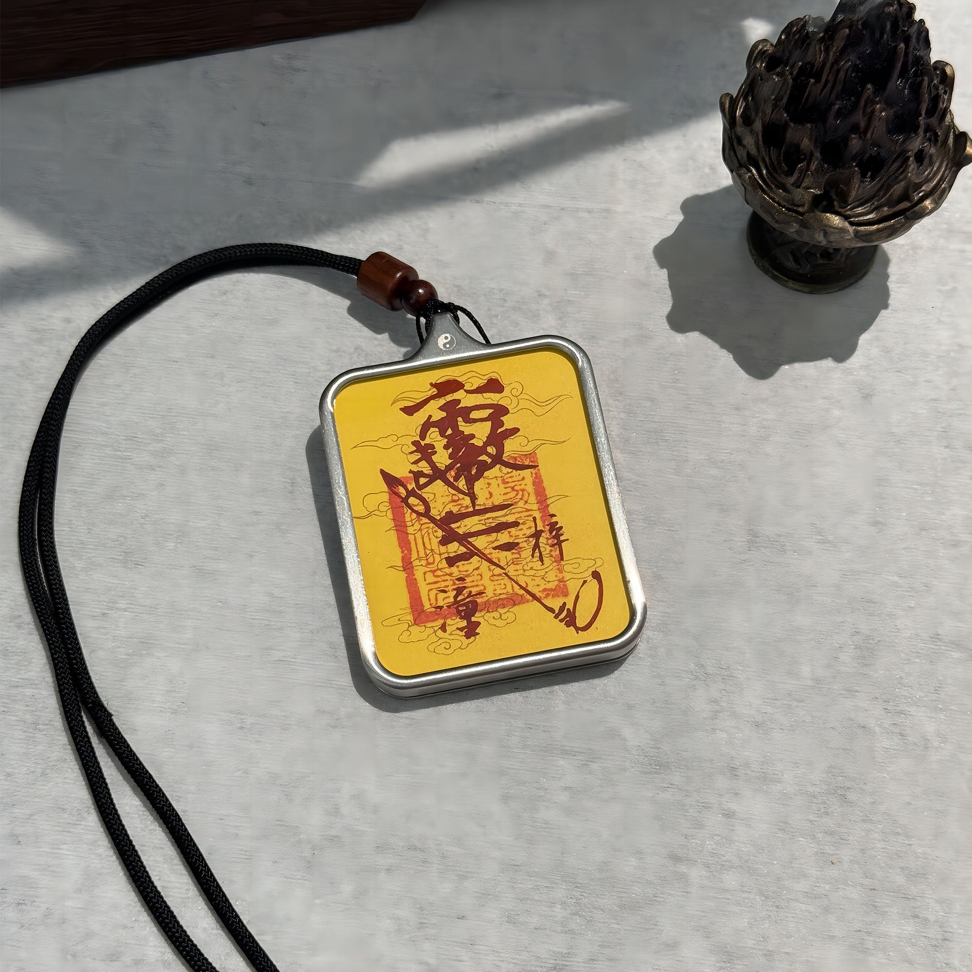 Hand-Painted Taoist Talisman Amulet